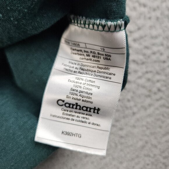 Carhartt Mechanic Gears Shirt Mens Large Crew Neck Long Sleeve Graphic Outdoors - Picture 7 of 10